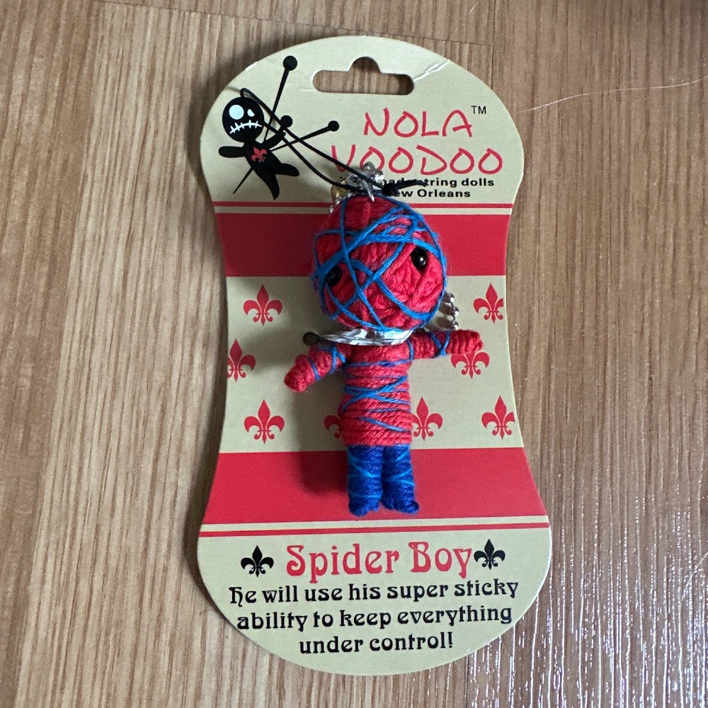 NWT, Spiderman Voodoo Keychain